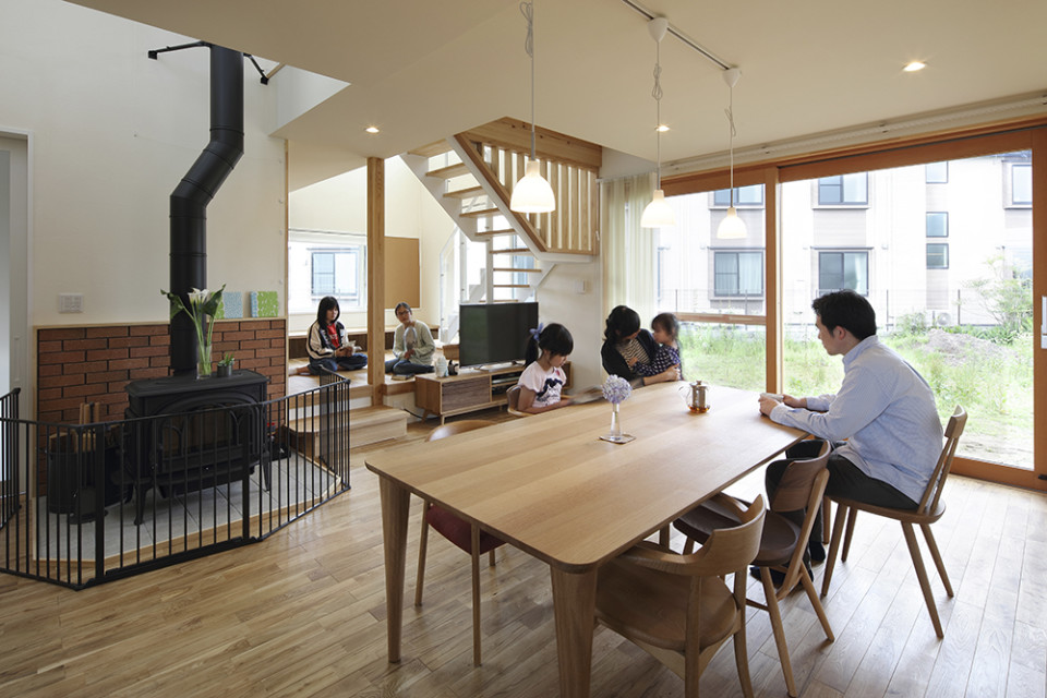 角田市・Kさん宅／アスレチックが楽しめる家